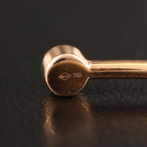 Vanrycke Paris Mademoiselle Else 18k Gold Diamond Cuff Bracelet - Picture 10 of 14